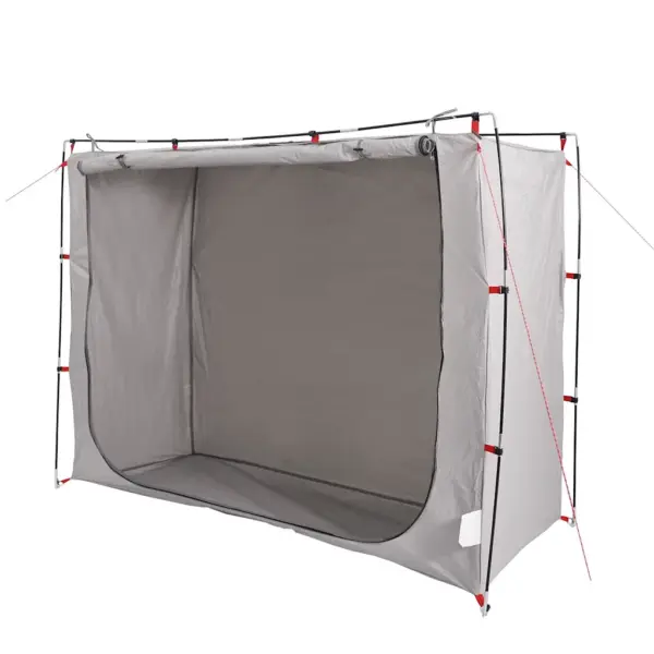 Hall veekindel hoiutelk perematkale, PU-kattega 185T polüester, 220 x 79 x 155 cm – 5