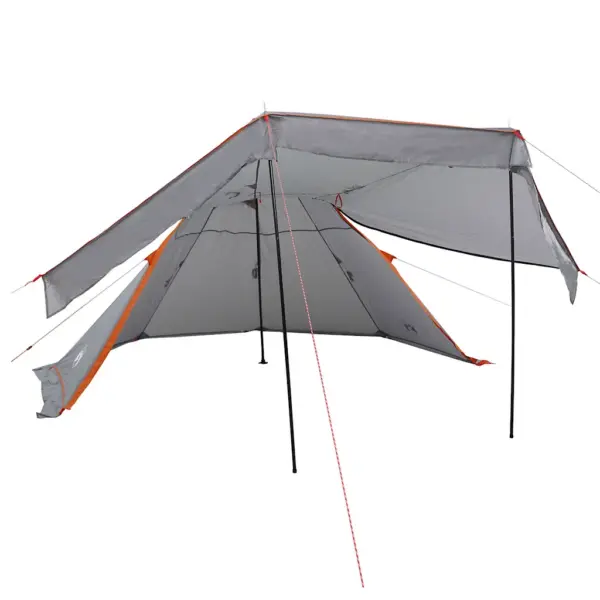 Hall veekindel tipi matkatelk 5 inimesele varikatusega, 366 x 366 x 205 cm – 7