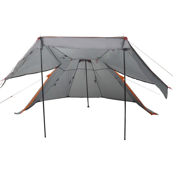 Hall veekindel tipi matkatelk 5 inimesele varikatusega, 366 x 366 x 205 cm – 8
