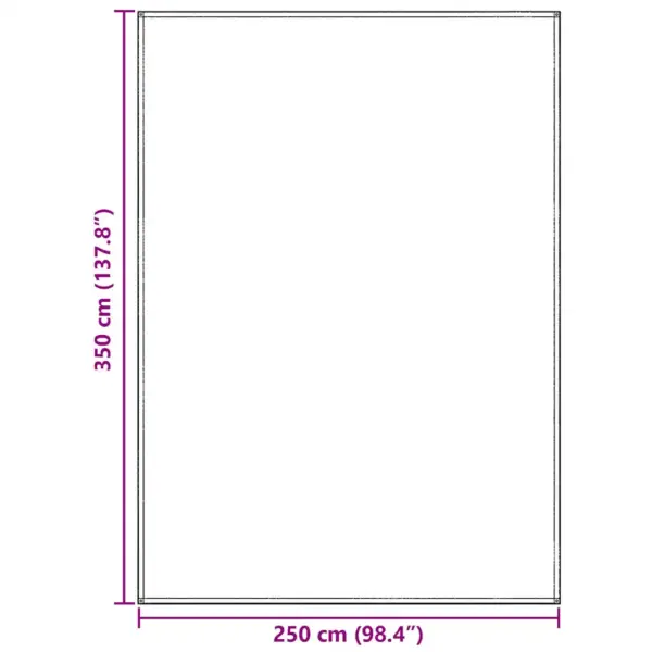 Ilmastikukindel telgivaip helehall, 350 x 250 cm, polüetüleen – 9