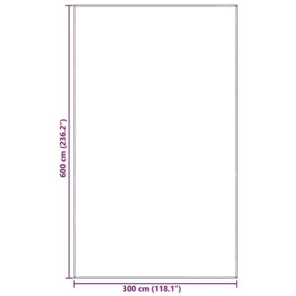Kokkupandav telgivaip välitingimustesse, helehall, 600 x 300 cm, polüetüleen – 9