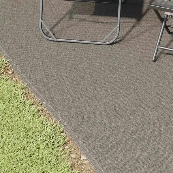 Ilmastikukindel klapitav telgivaip, helehall polüetüleen, 700 x 400 cm – 3