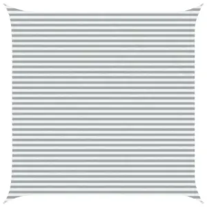 Kandiline päikesepuri, helehall ja valge, 5 x 5 m, polüester Oxford