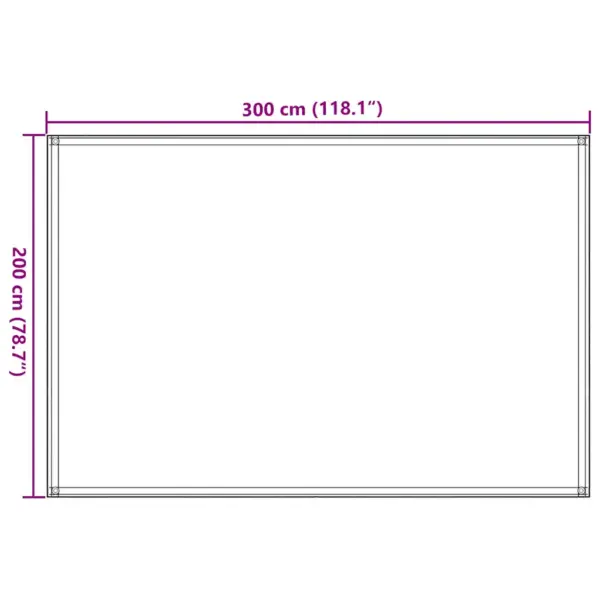 Telgimatt aasadega, heleroheline, ilmastikukindel HDPE, 200 x 300 cm – 7