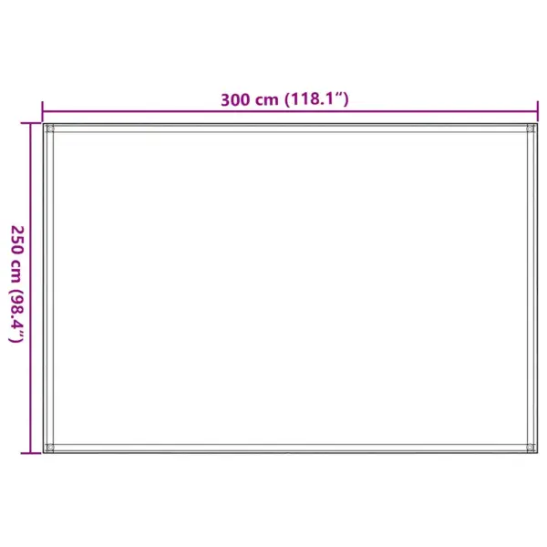 Ilmastikukindel telgimatt aasadega, heleroheline HDPE, 250 x 300 cm – 7