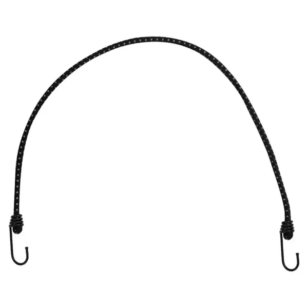 Helkuriga bungee nöör konksudega, must, 25 tk, 88 cm – 2