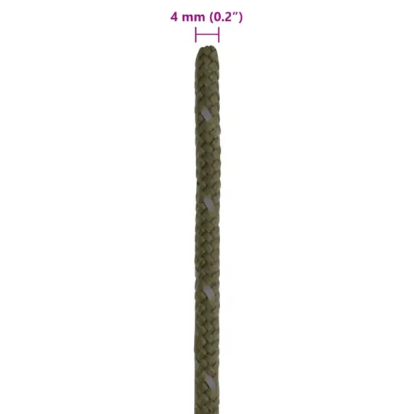 Helkuriga roheline telginöör alumiiniumkinnitusaasadega, 50 m, 4 mm - 6