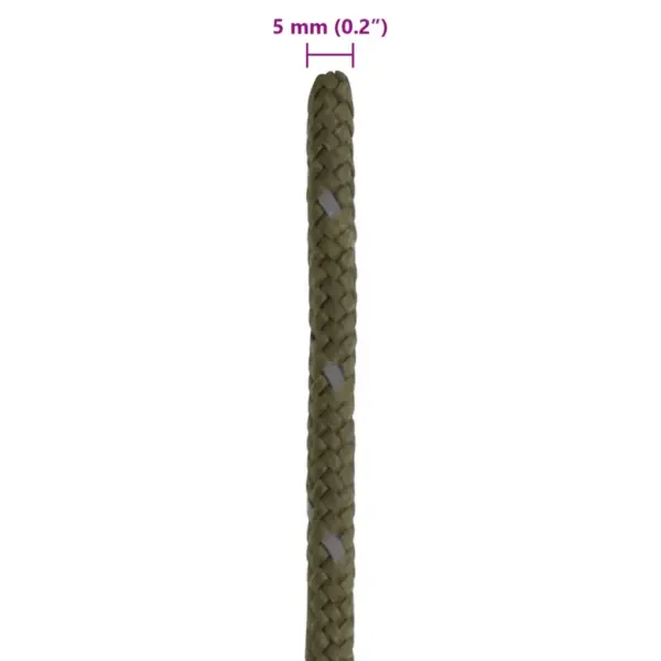 Helkuriga polüpropüleenist telginöör kinnitusaasadega, 50 m, 5 mm - 6