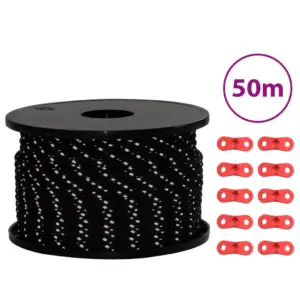 Helkurribaga telginöör kinnitusaasadega, 50 m, 5 mm, 200 kg
