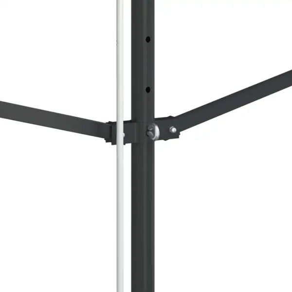 Iseseisev terrassivarikatus reguleeritava varjualaga, hall polüester, 3 x 3 m – 8