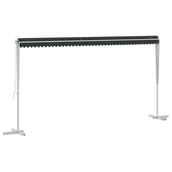 Iseseisev terrassivarikatus, antratsiit, 5 x 3 m, polüester - 3