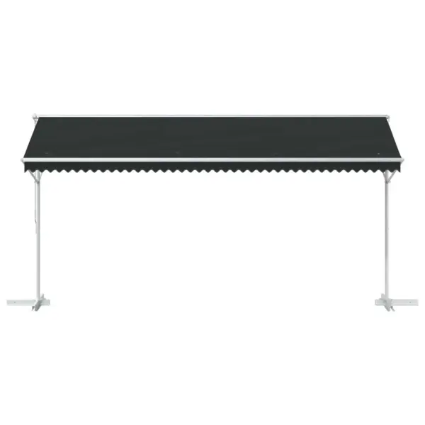 Iseseisev terrassivarikatus, antratsiit, 5 x 3 m, polüester - 4