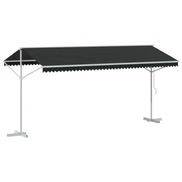 Iseseisev terrassivarikatus, antratsiit, 5 x 3 m, polüester - 6