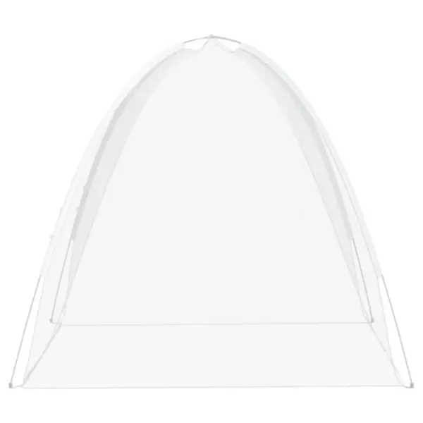 Sääsevõrk voodile kahe lukuga avaga, jurtakujuline, valge, 200 x 150 x 140 cm – 5