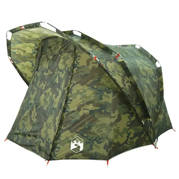 Veekindel kalastustelk 4 inimesele, kamuflaaž, PU-kattega 185T polüester, 260 x 276 x 179 cm – 5