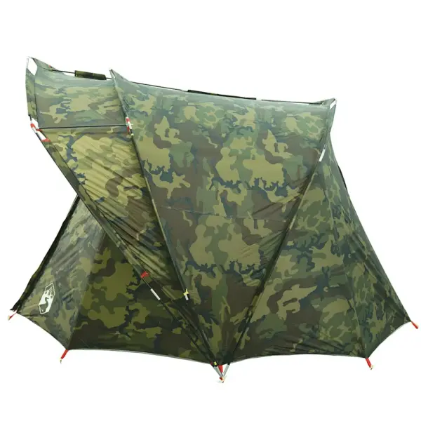 Veekindel kalastustelk 4 inimesele, kamuflaaž, PU-kattega 185T polüester, 260 x 276 x 179 cm – 8