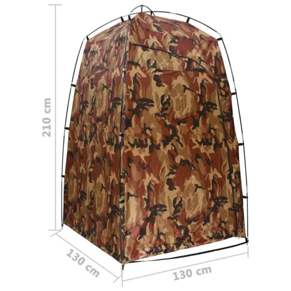 Kamuflaaž duši- ja WC-telk katusega, 130 x 130 x 210 cm – 7