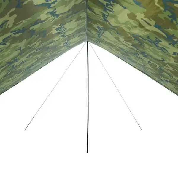Veekindel kamuflaaž tuulevari matkale, PU-kattega 185T polüester, 462 x 306 x 211 cm – 6