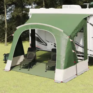 Karavani eeskoda telk 3 inimesele, roheline, 330 x 252 x 245 cm