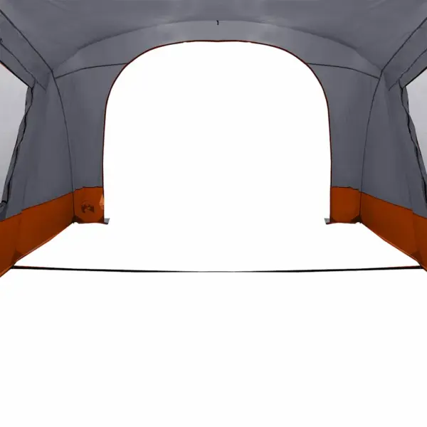 Karavanitelk 5 inimesele, hall ja oranž, 410 x 275 x 245 cm – 11