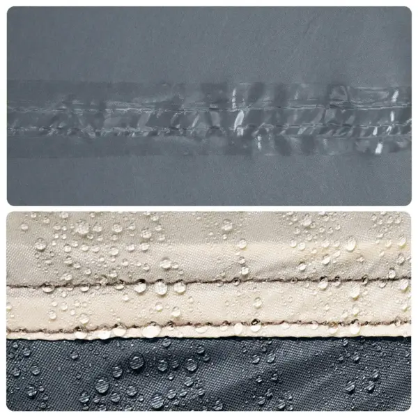 Kiirvabastusega 5–6 inimese kuppelmatkatelk, hall ja oranž, 300 x 300 x 185 cm – 13