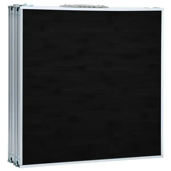 Kokkupandav matkalaud reguleeritava kõrgusega, hall alumiinium, 240 x 60 cm - 5