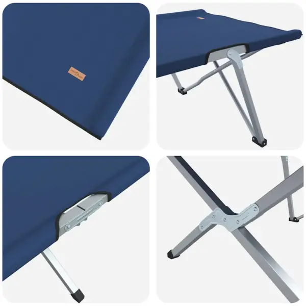 Kokkupandav matkavoodi telkimiseks, 2 tk, sinine, 194 x 62,5 x 42,5 cm - 9