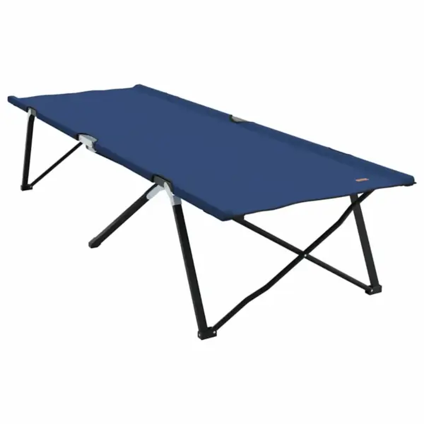 Kokkupandav telgvoodi, sinine, Oxford-kangas ja teras, 206 x 76 x 47 cm – 2