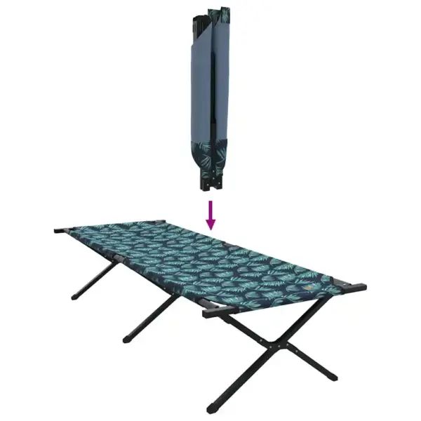 Kokkupandav telgvoodi komplekt, 2 tk, metsamustriga Oxfordi kangas, terasraam, 210 x 80 x 46 cm – 10