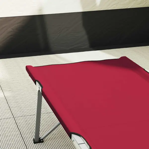 Kokkupandavad telgvoodid, 2 tk, punane, 194 x 62,5 x 42,5 cm – 3