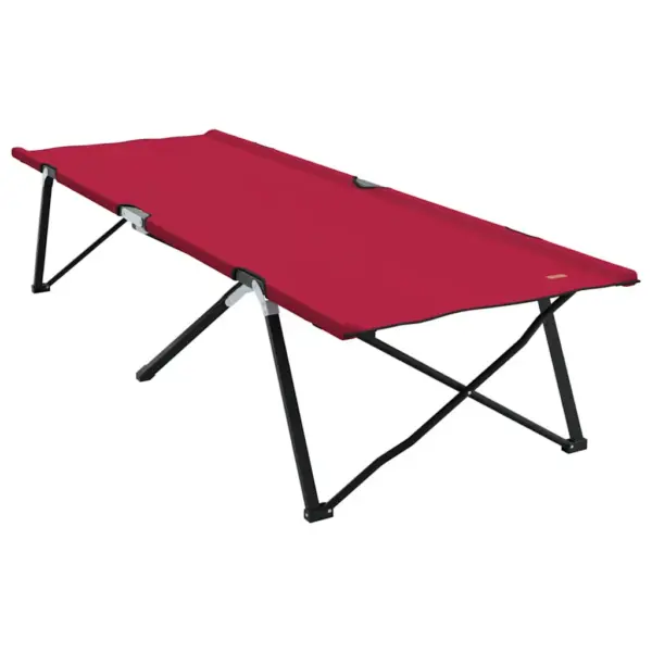 Kokkupandav telgvoodi komplekt, 2 tk, punane, 206 x 76 x 47 cm - 4