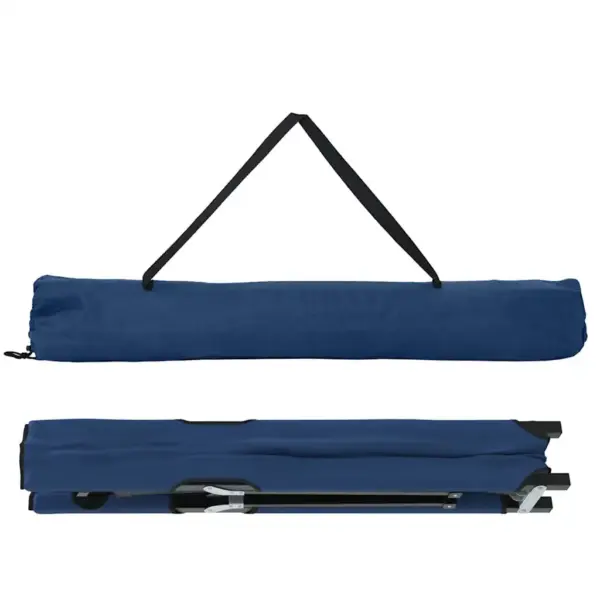 Kokkupandav telkimisvoodi, 2 tk, sinine, Oxford-kangas ja teras, 206 x 76 x 47 cm – 6