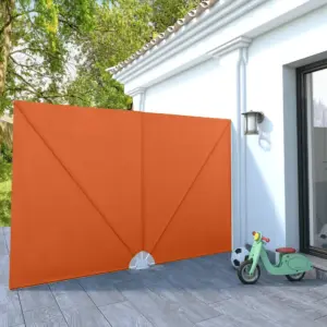 Kokkupandav terrassi külgmarkiis, terrakota, 300 x 200 cm