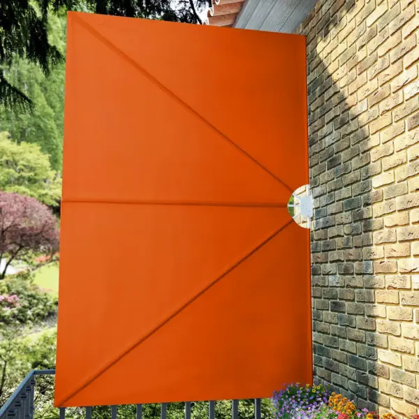 Kokkupandav terrassi külgmarkiis, terrakota, 300 x 200 cm – 4