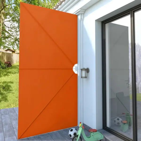 Kokkupandav terrassi külgmarkiis, terrakota, 400 x 200 cm – 4