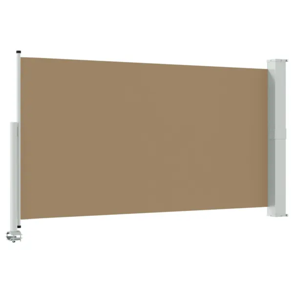 Kokkupandav terrassi külgmarkiis privaatsuseks, 100% polüester, metallraam – 5