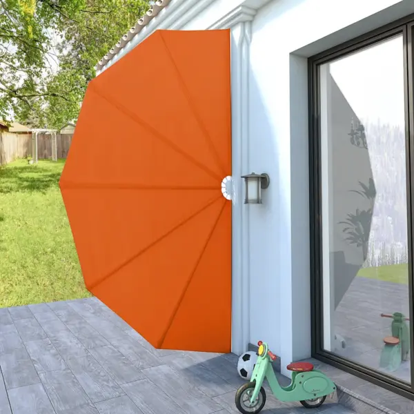 Kokkupandav terrassi külgmarkiis, terrakota, 200 cm - 3
