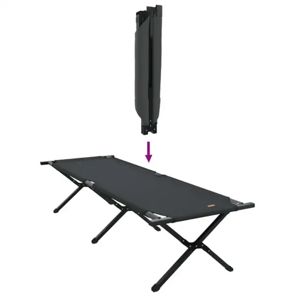 Kokkupandavad telgvoodid, 2 tk, must, 193 x 69 x 45 cm – 12