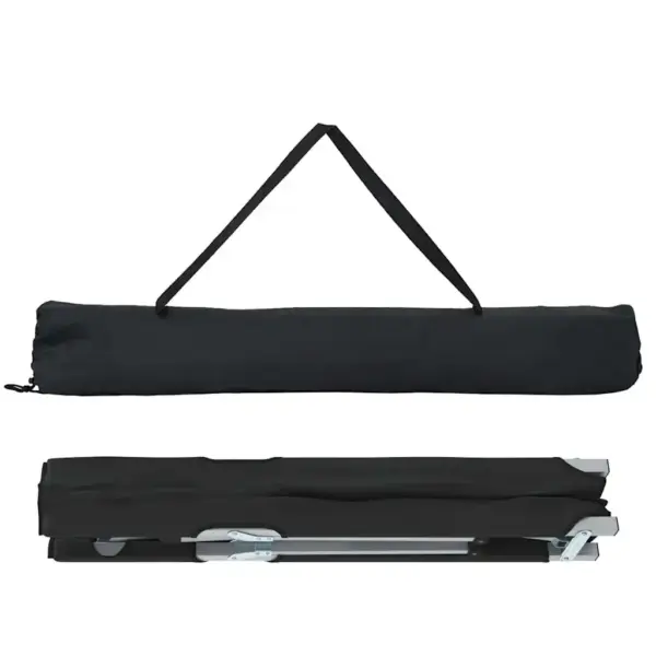 Kokkupandavad telgvoodid, 2 tk, must, 194 x 62,5 x 42,5 cm – 6