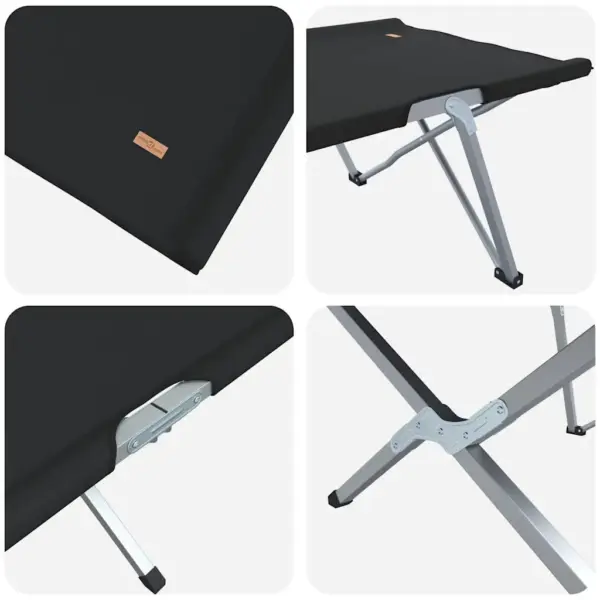 Kokkupandavad telgvoodid, 2 tk, must, 194 x 62,5 x 42,5 cm – 9