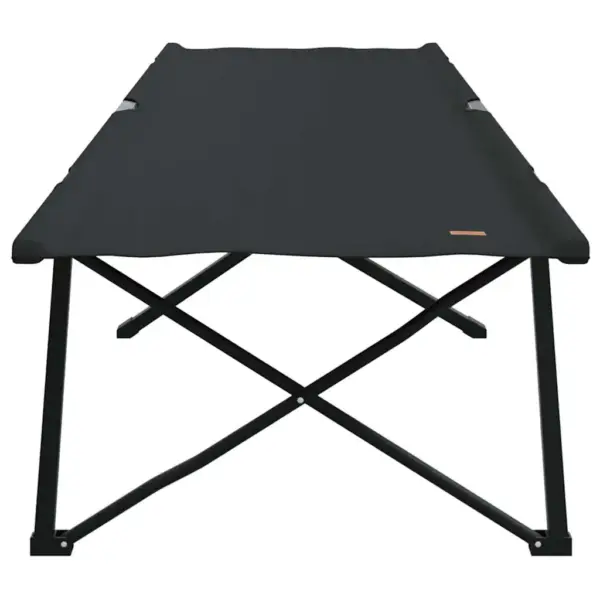 Kokkupandavad telgvoodid, 2 tk, must, Oxford-kangas ja terasraam, 206 x 76 x 47 cm – 5