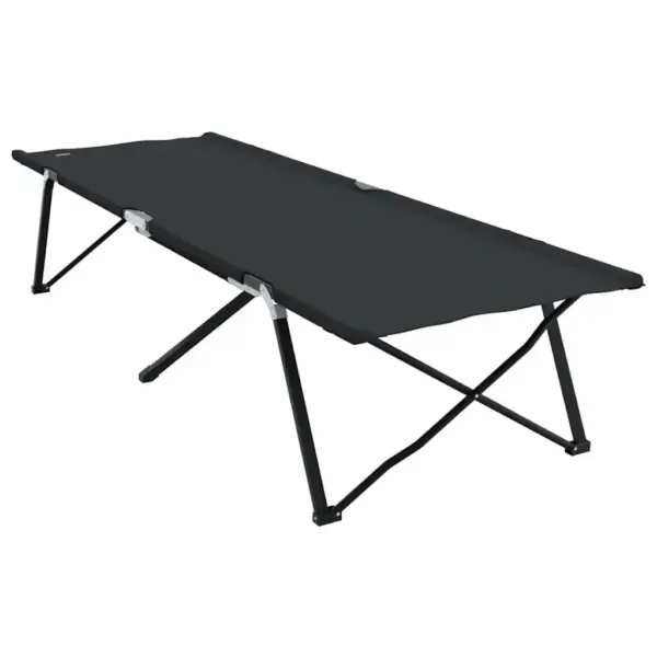 Kokkupandavad telgvoodid, 2 tk, must, Oxford-kangas ja terasraam, 206 x 76 x 47 cm – 8