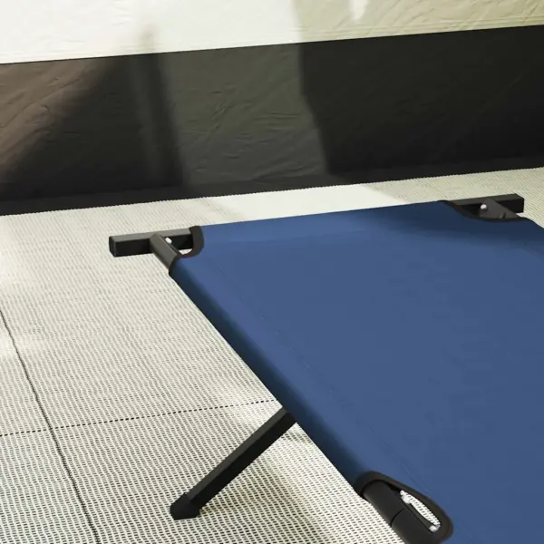 Kokkupandavad telgvoodid 2 tk, sinine, Oxfordi kangas, terasraam, 210 x 80 x 46 cm – 3