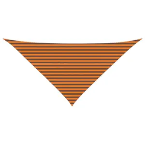 Kolmnurkne päikesepuri 4 x 4 x 5,8 m, oranž-pruun, Oxford-polüester