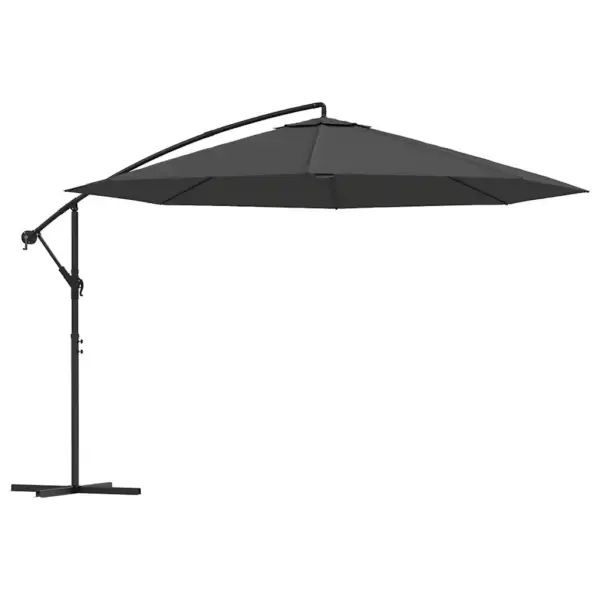 Päikesevari konsoolkonstruktsiooniga ristalusel, 350 cm, antratsiithall - 2