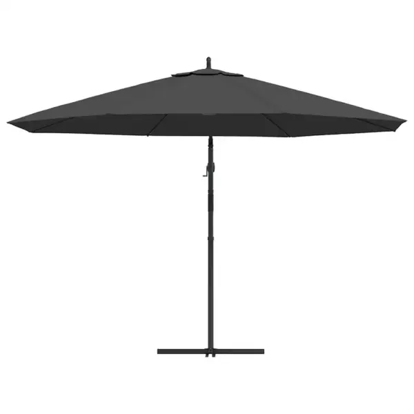 Päikesevari konsoolkonstruktsiooniga ristalusel, 350 cm, antratsiithall - 5