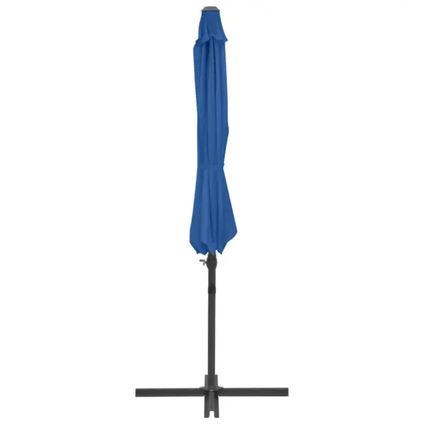 Konsooltüüpi päikesevari teraspostiga ristjalal, taevasinine, 300 cm - 4
