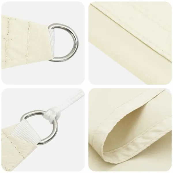 Ristkülikukujuline kreemjas päikesepuri 6 x 2 m, 100% polüester Oxford, UV- ja kulumiskindel – 4