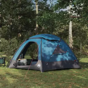 Kuplitelk eemaldatava vihmakattega, sinine, 4‑inimese, 355 x 306 x 176 cm