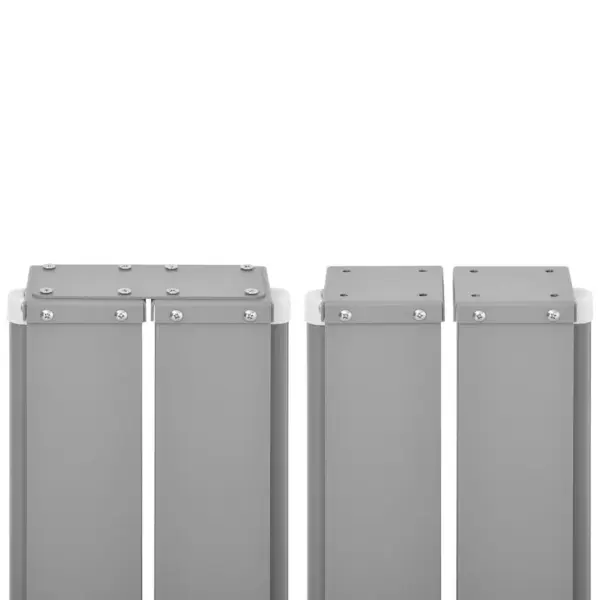 Lahtitõmmatav kahepoolne külgsein terrassile, must, 160 x 600 cm – 6